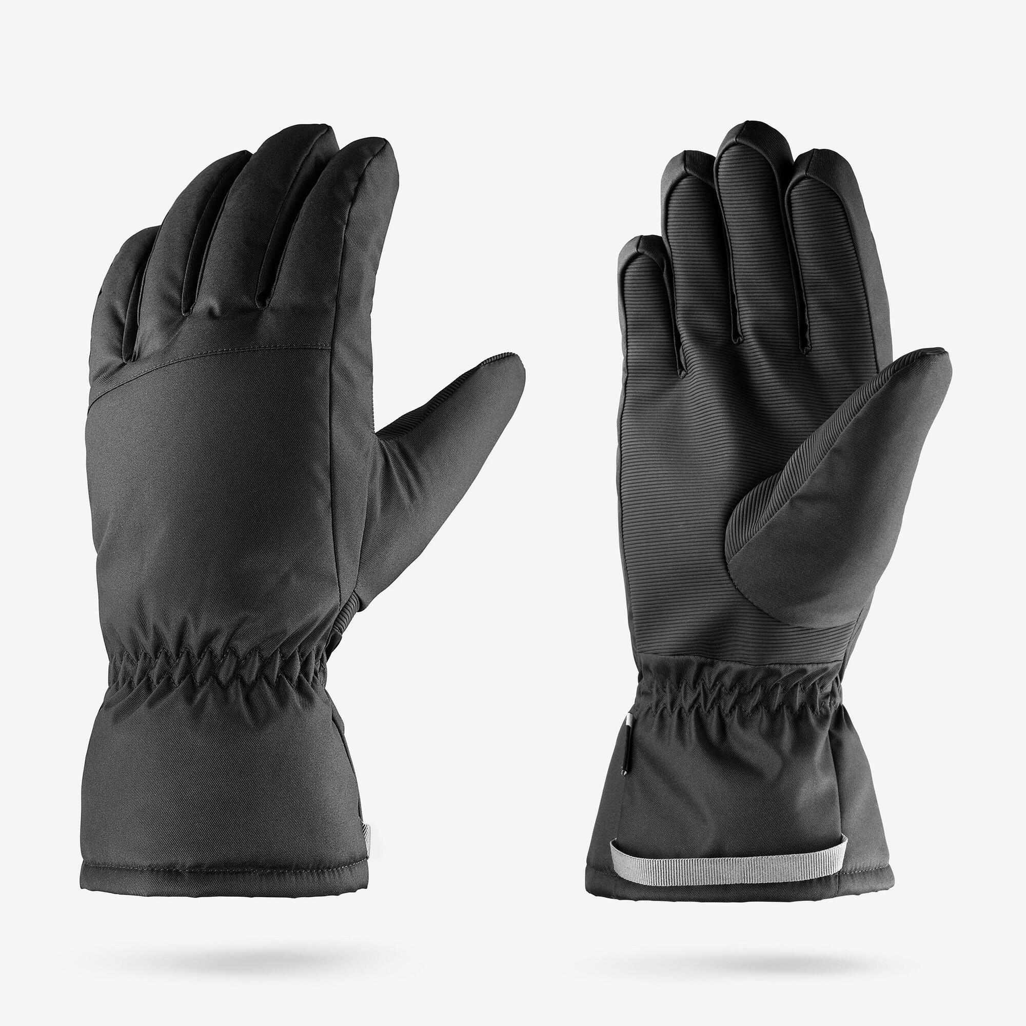 Wedze Adult 100 Waterproof Ski Gloves