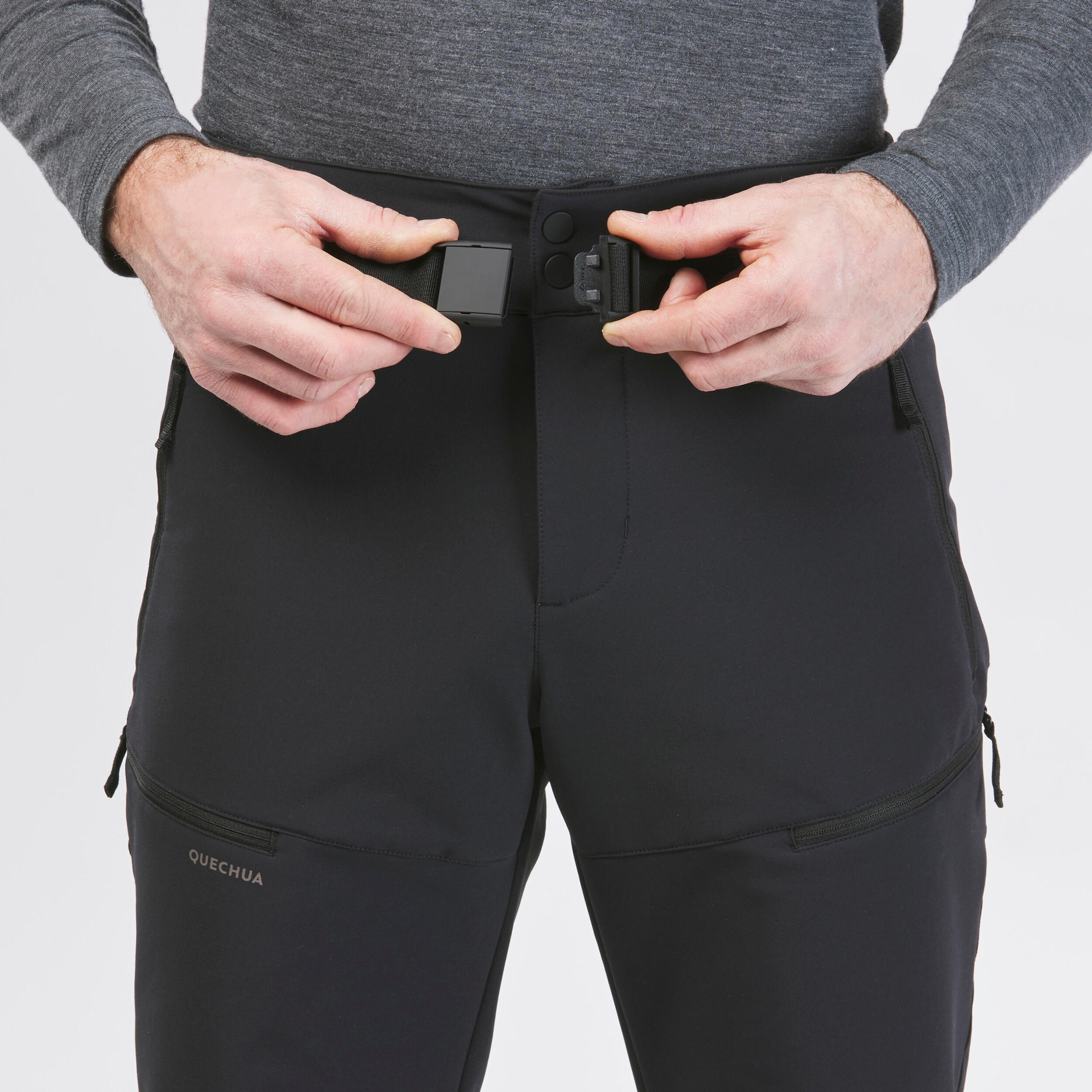 Quechua Men's NH500 Water-Repellent Snow Hiking Pants - Image 5